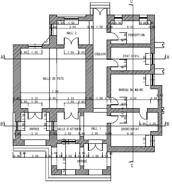 plan of Mairie